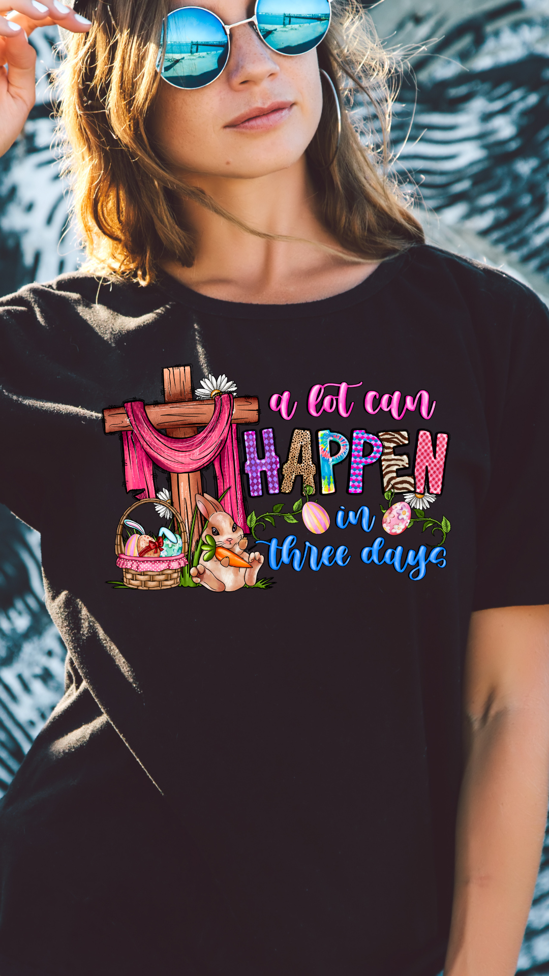 A lot can Happen in Three Days Christian T-shirt