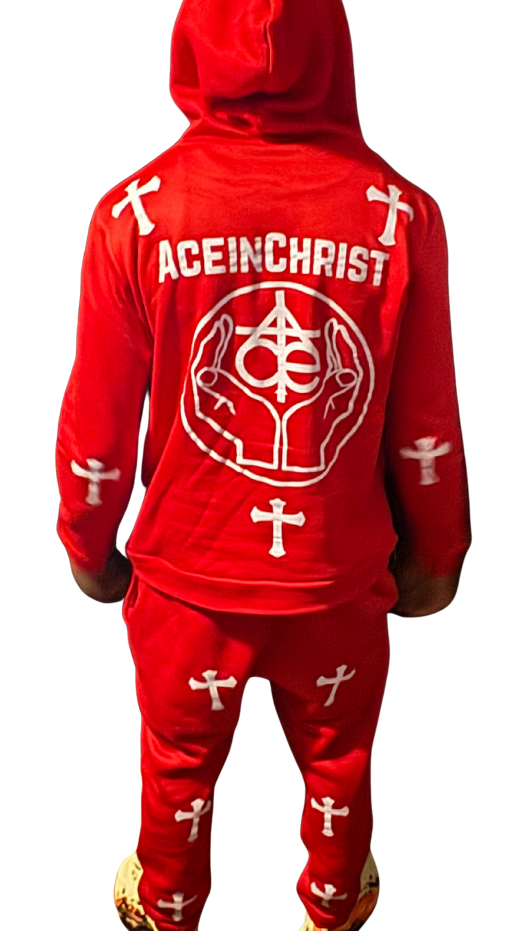 Red AceinChrist Sweatsuit (Adult)