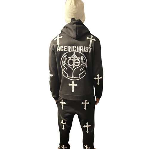 Black AceinChrist Sweatsuit (Youth)
