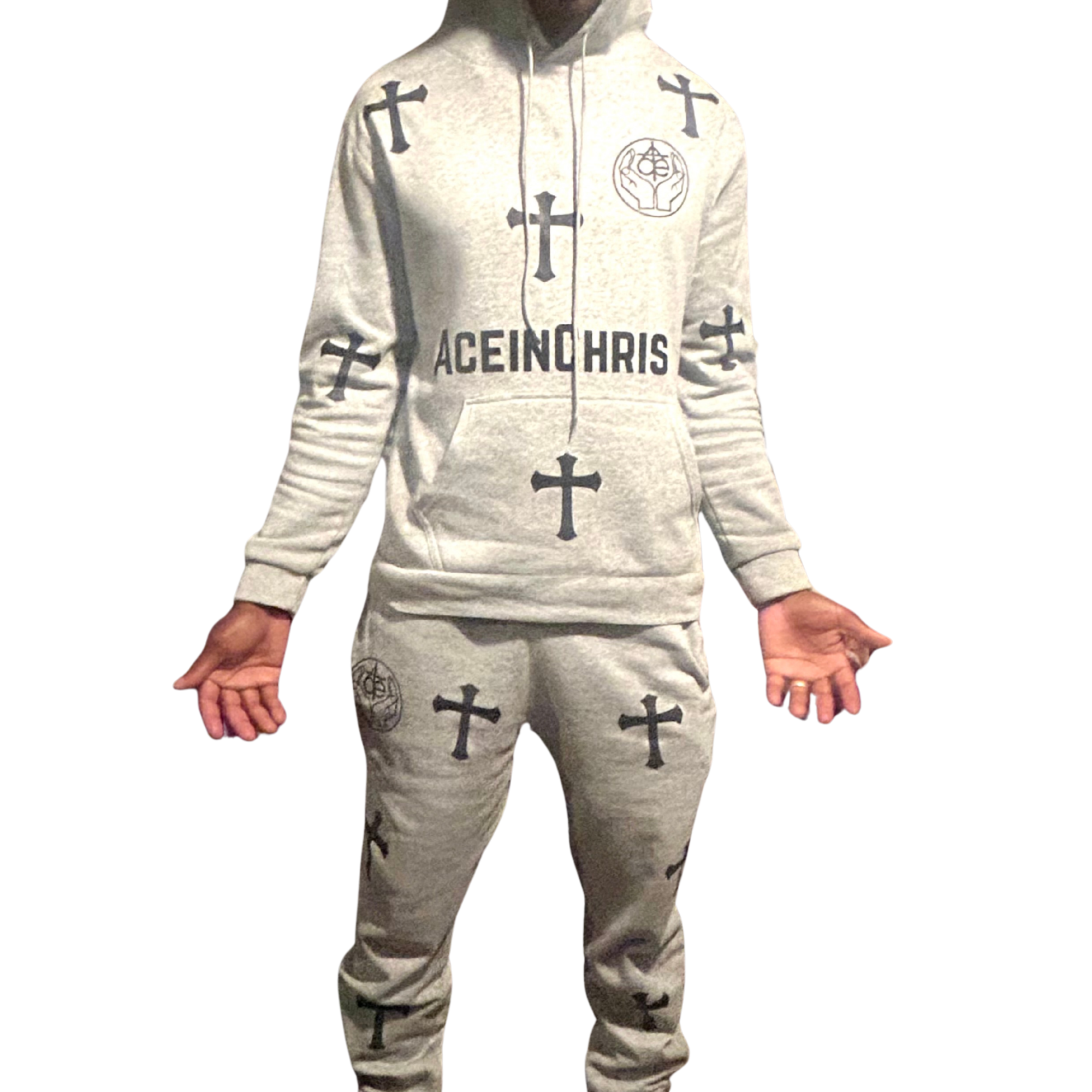 Grey AceinChrist Sweatsuit (Adult)