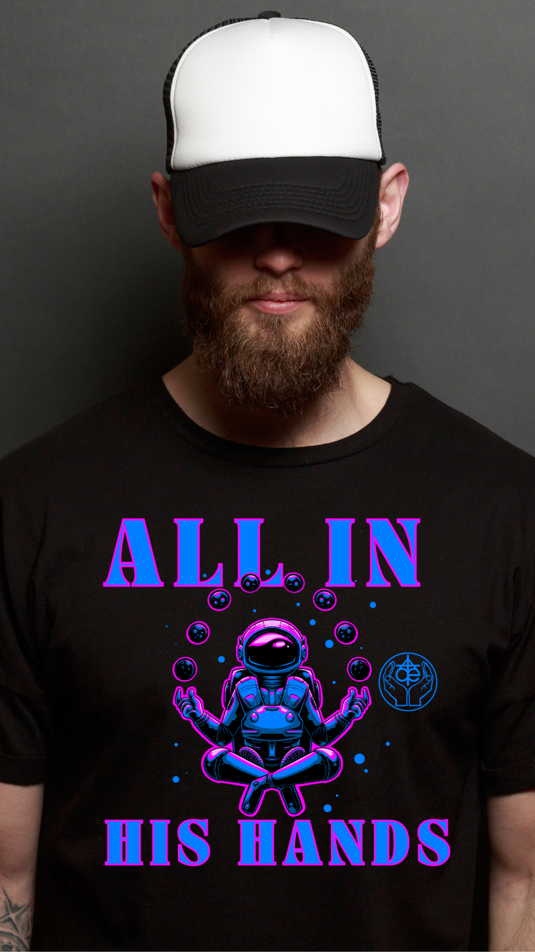 All in His Hands AceinChrist T-Shirt