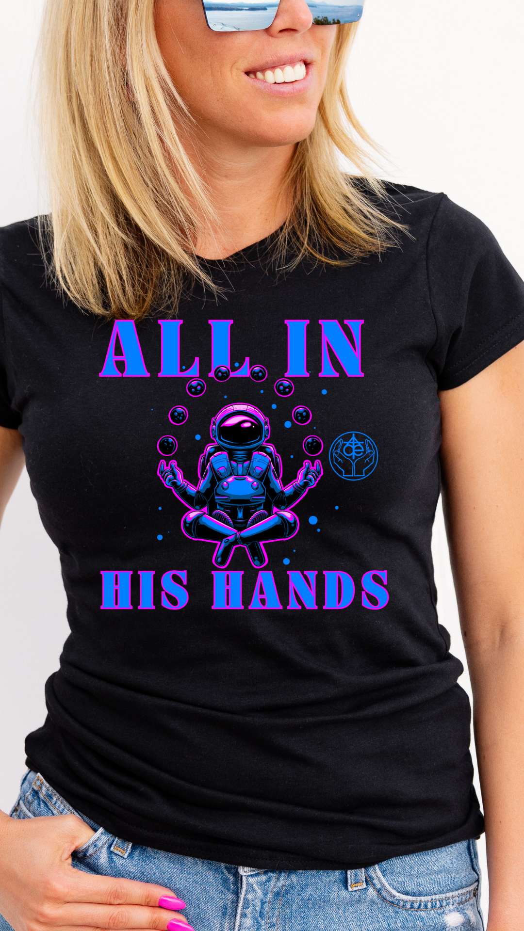 All in His Hands AceinChrist T-Shirt